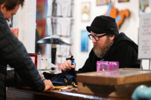 Inaugural arts program brings out artists and patrons